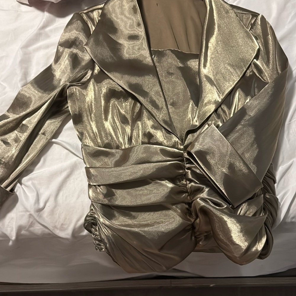 Shinny Textured blouse